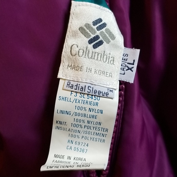 VTG 90s Reversible COLUMBIA Bomber Jacket - Picture 8 of 8